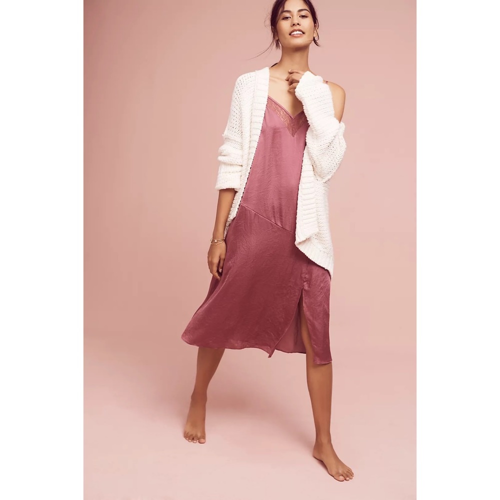 Anthropologie Charm Slip Dress